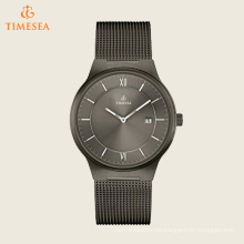 Herren Quarz Edelstahl Casual Watch, Farbe: Grau 72543
